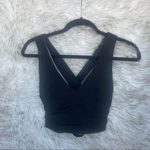 Born Primitive THE DOUBLE CROSS SPORTS BRA Black Size M